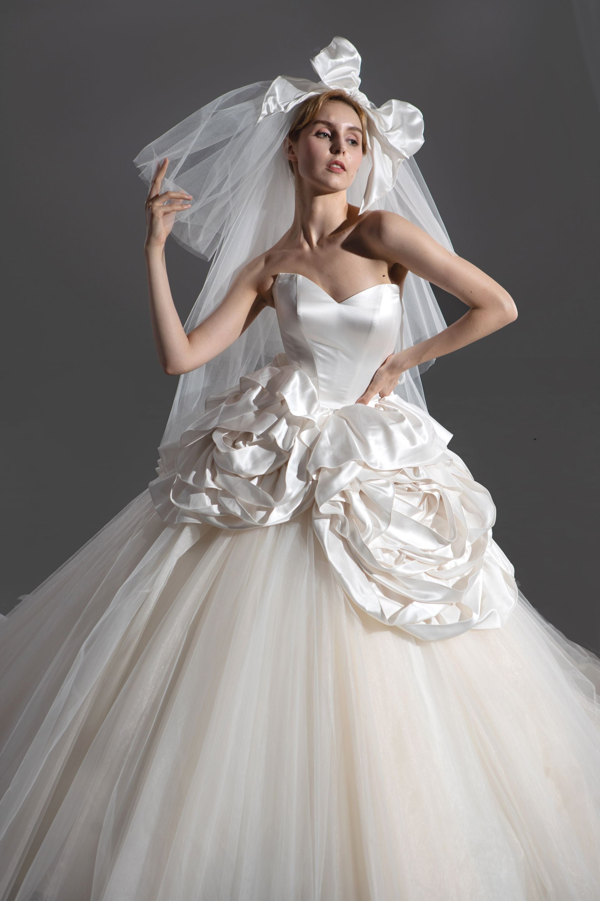 luxury ball gown wedding dress LWD24110