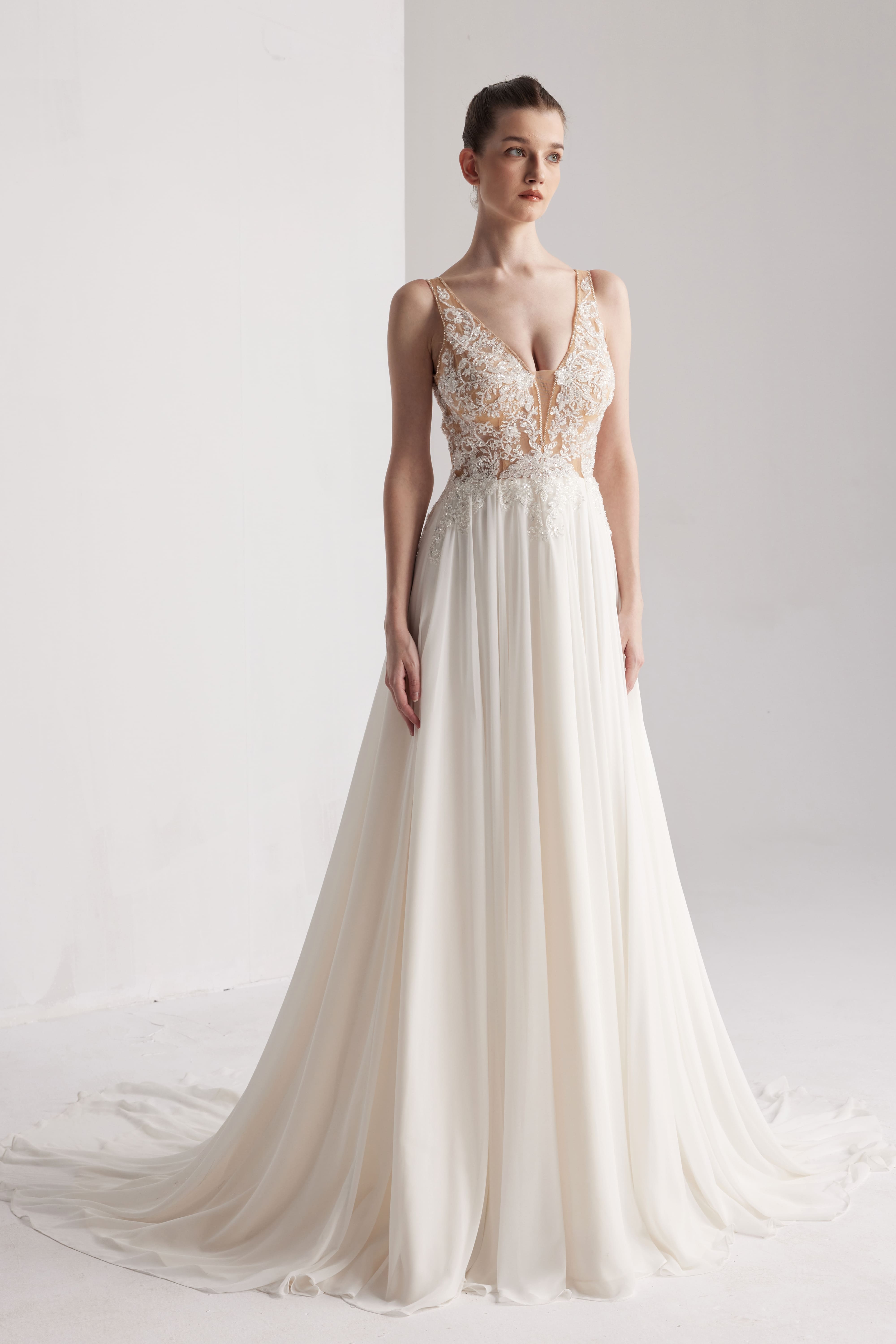 Designer bröllopsklänning 2024swd14