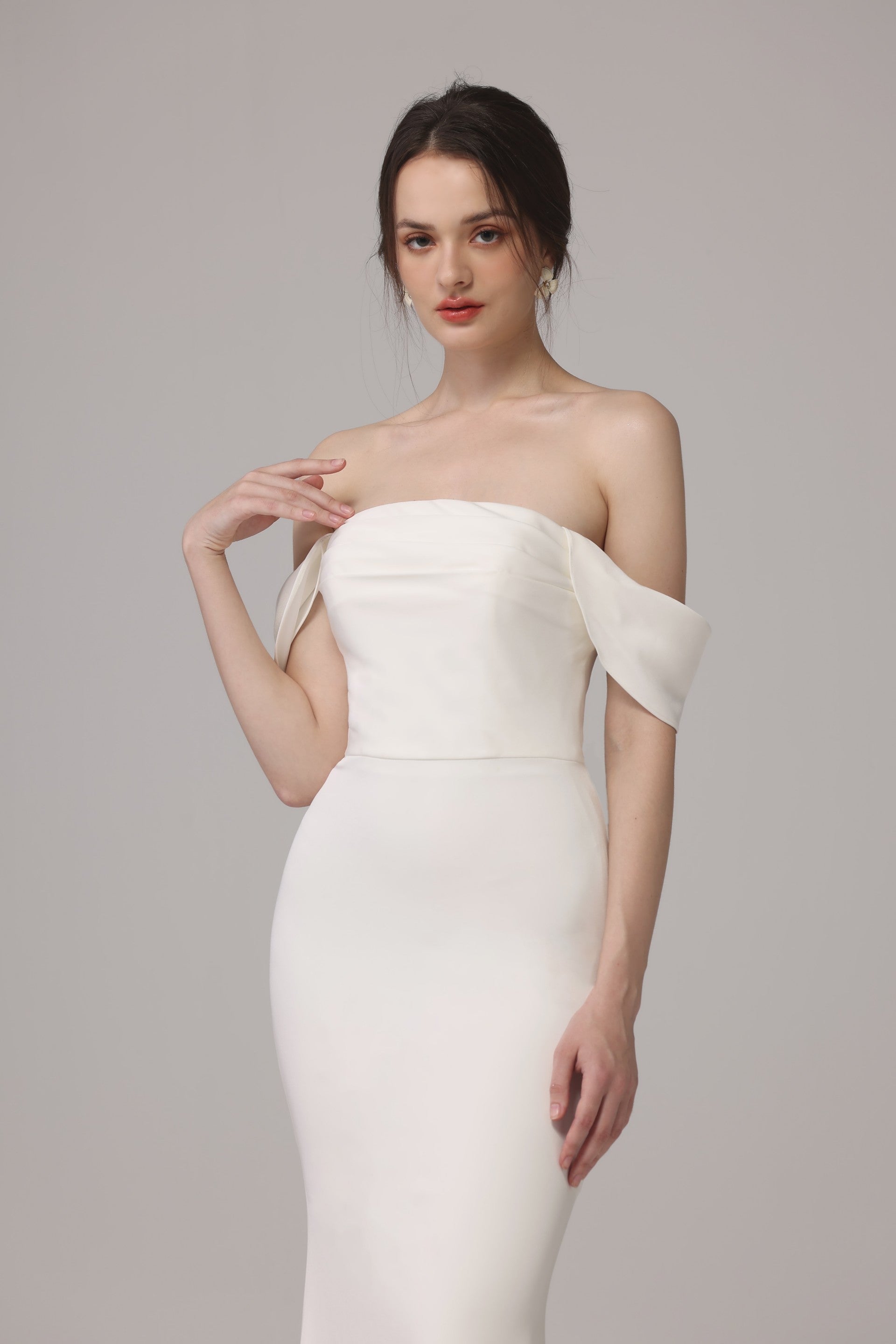 Soft Satin Mermaid Wedding Dress LVB2634