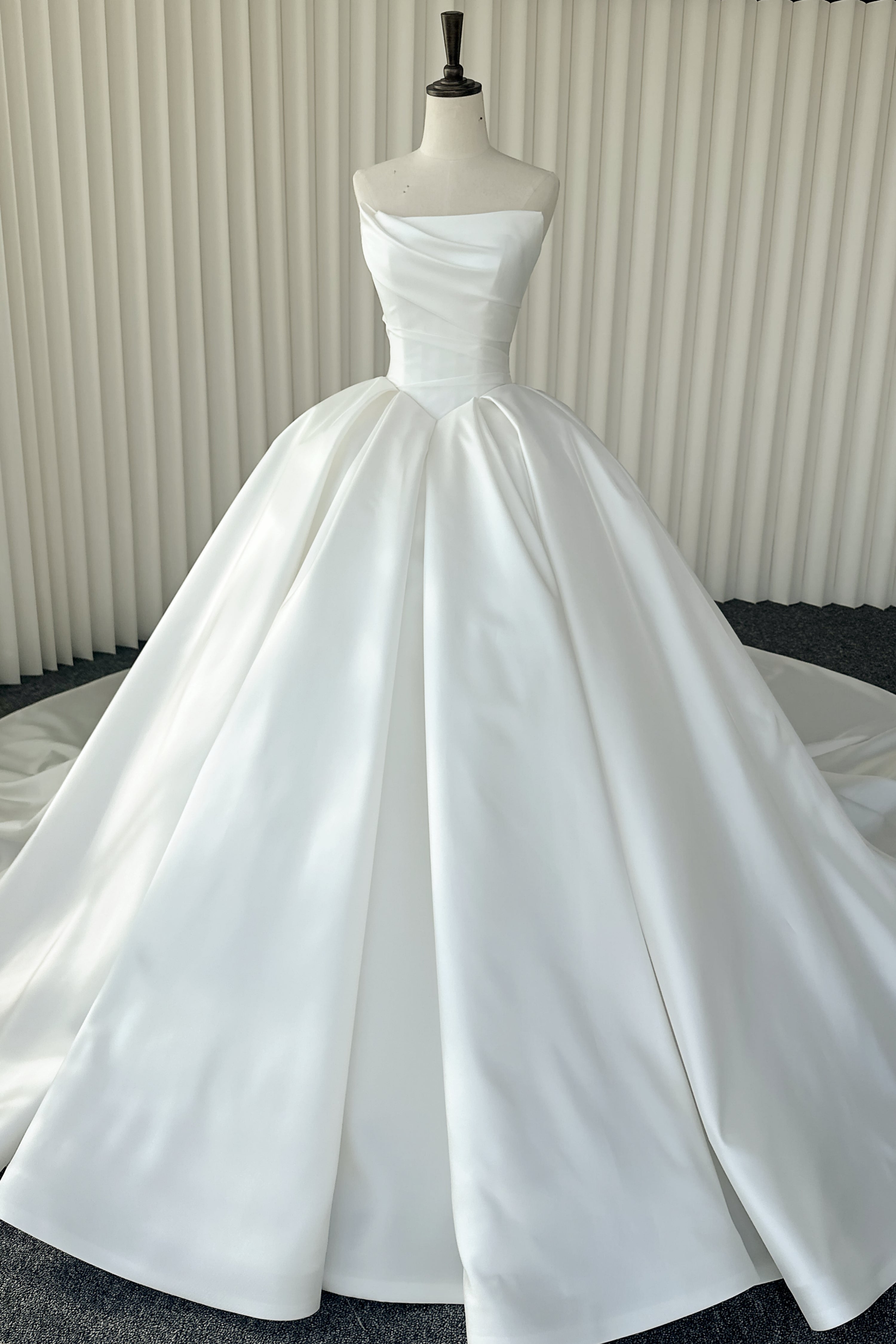 Satin Wedding Gown LVB2703