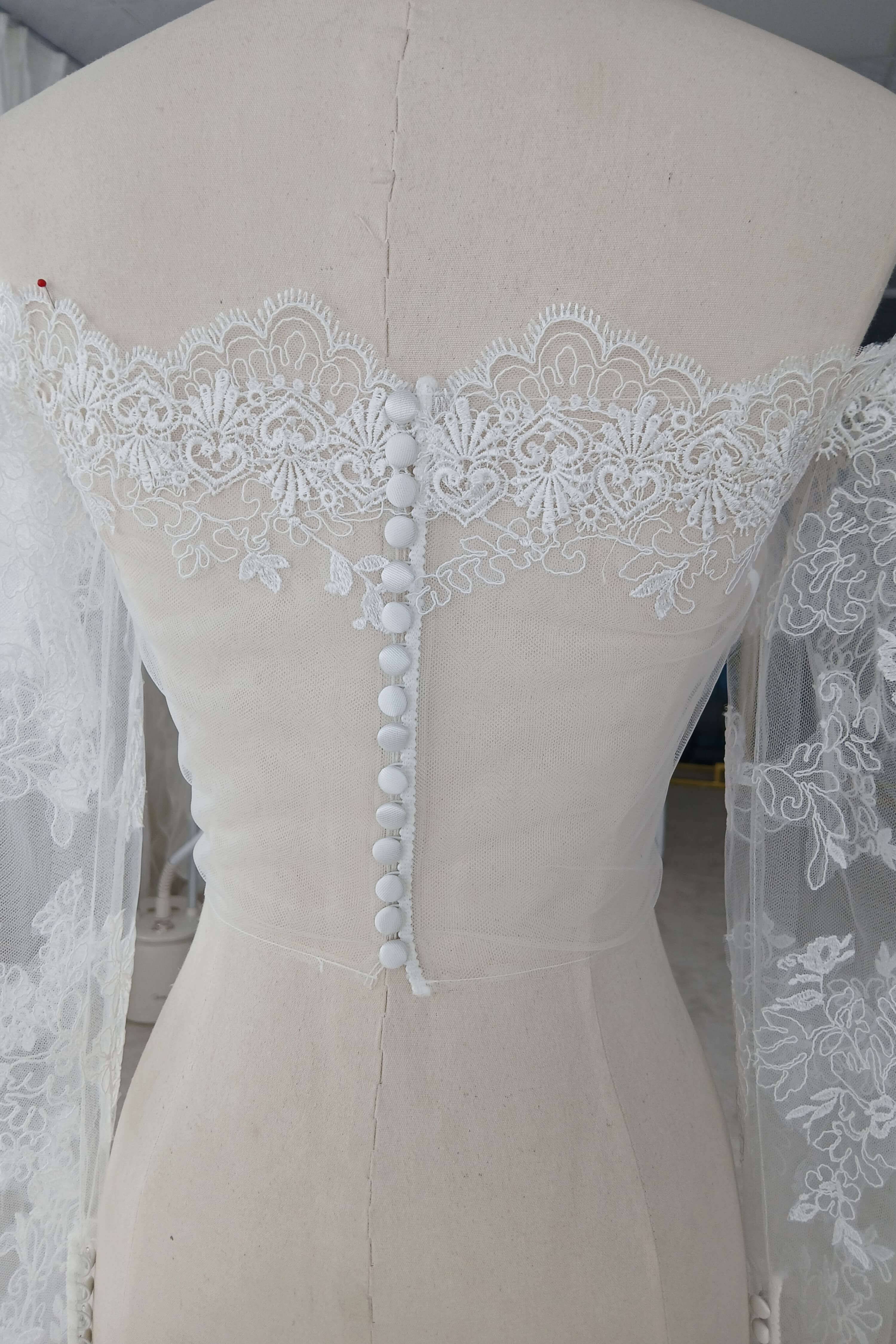 Satin Ball Gown Wedding Dress with Princess Long Train-AND Bride