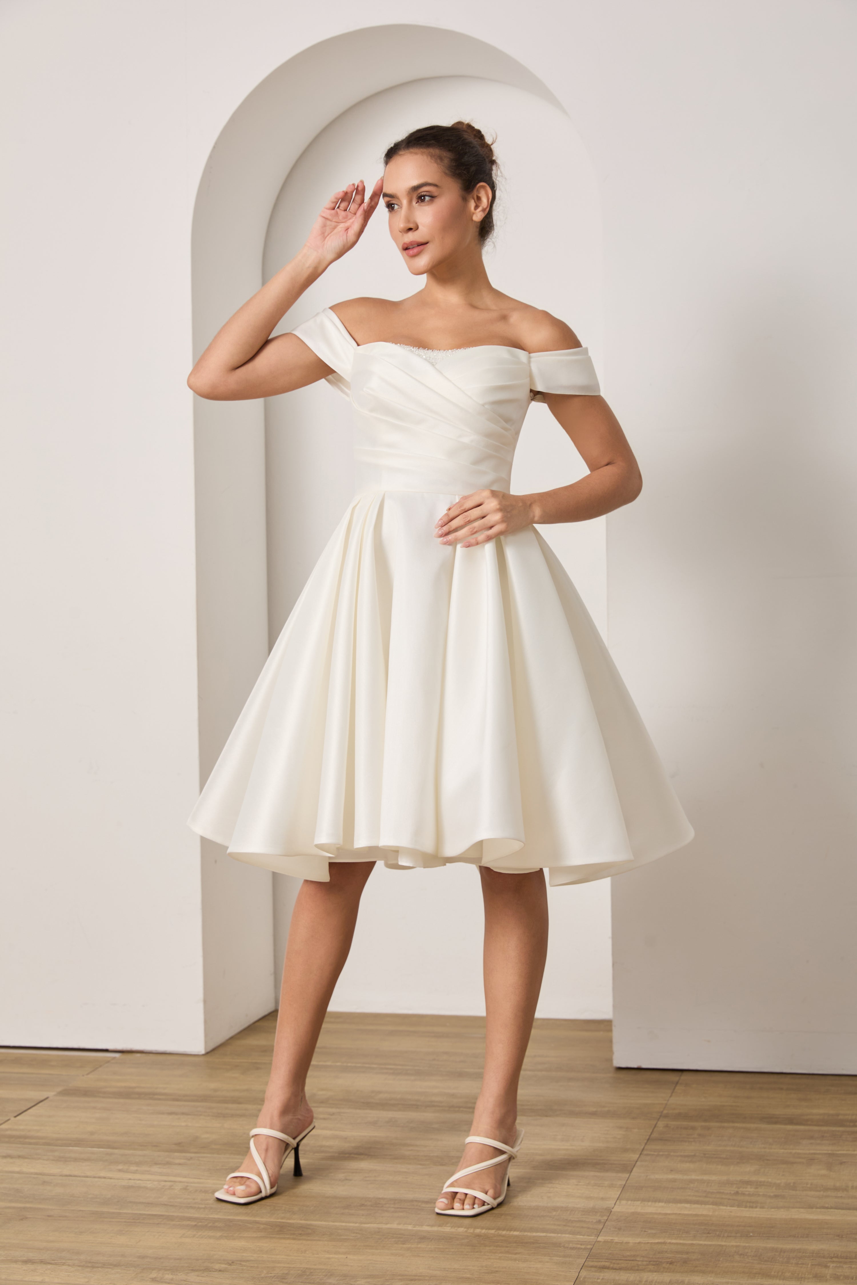 short wedding dress LVB2703