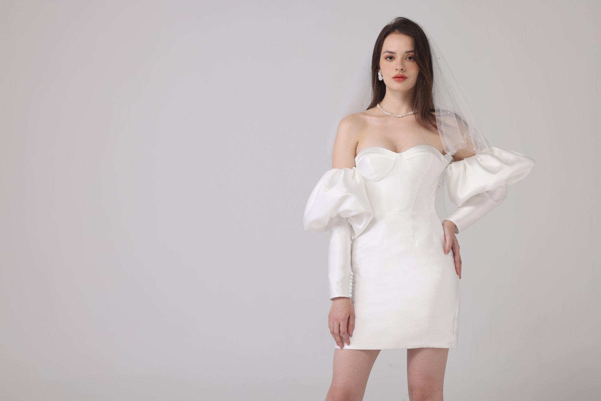 Short Wedding Dress LVB2633