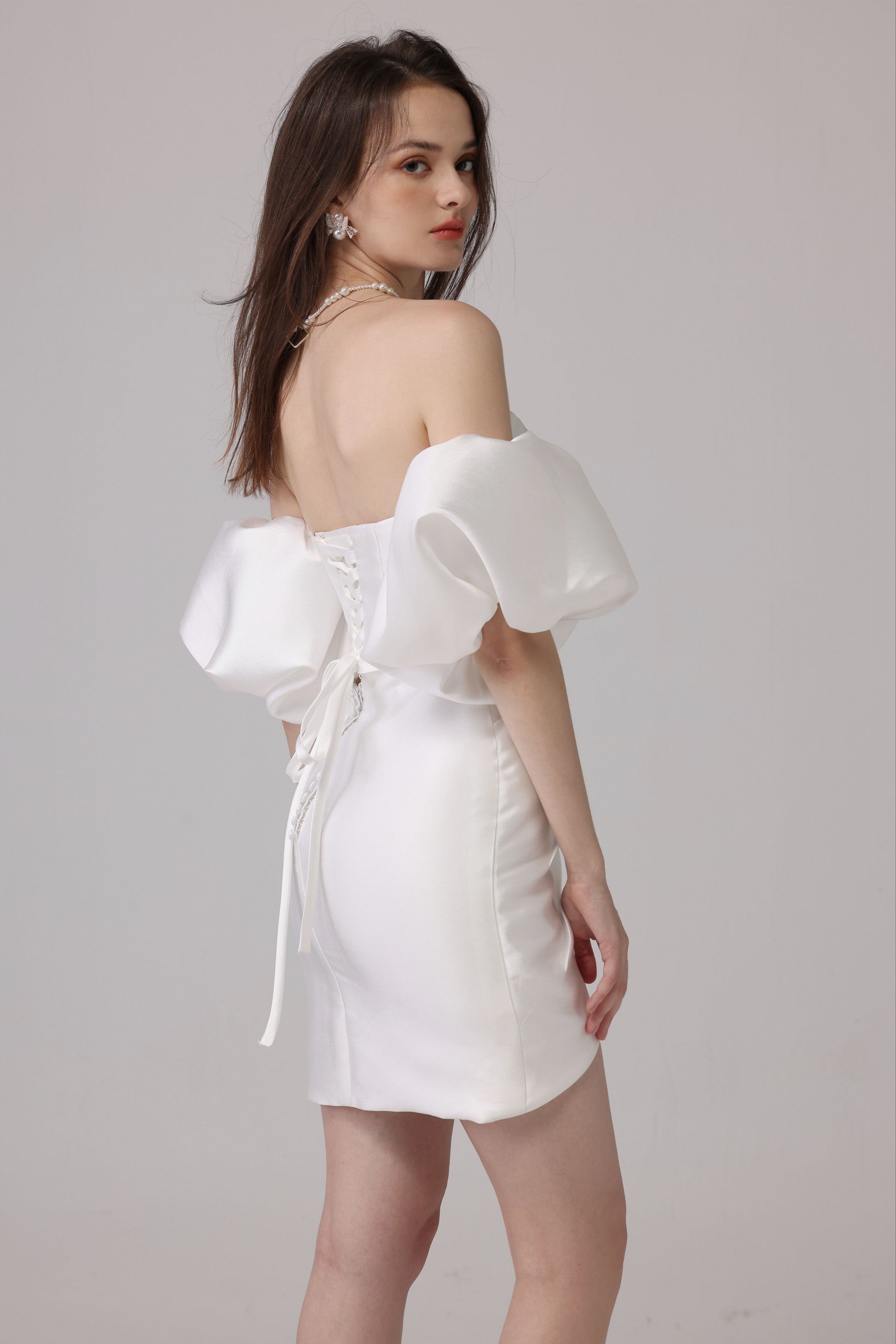 Short Mini Wedding Dress LVB2632