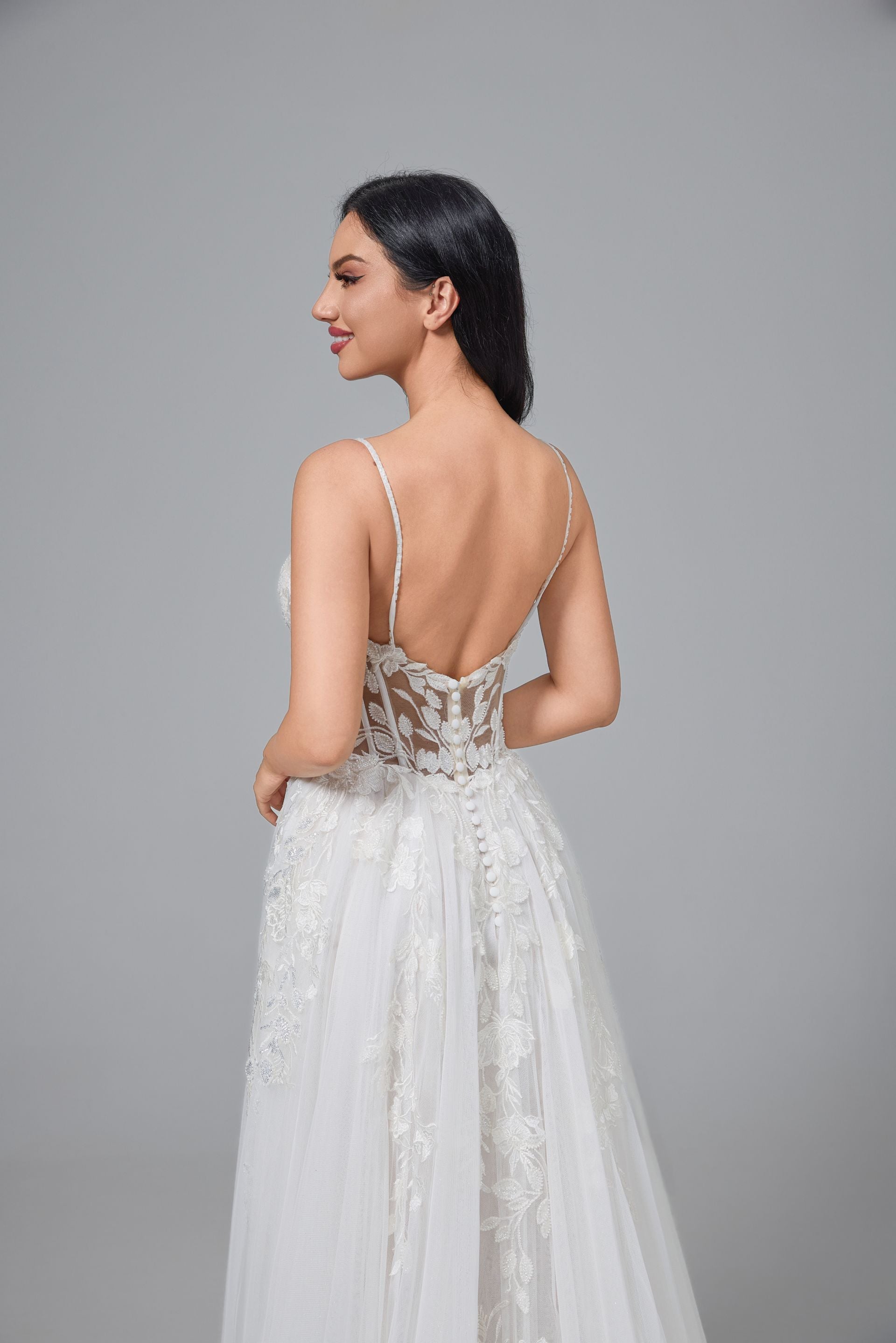 Designer bröllopsklänning 2024swd01