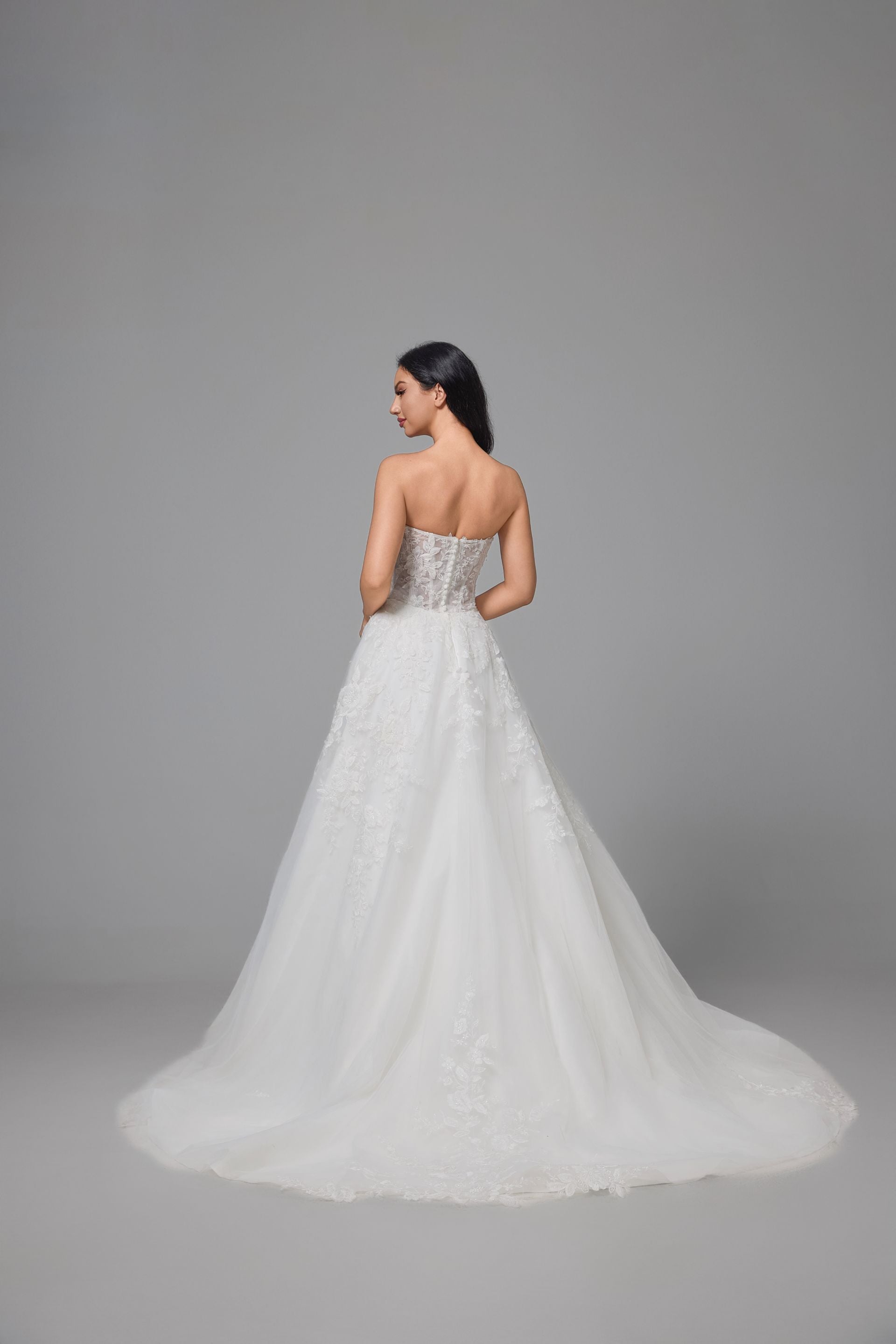 Designer bröllopsklänning 2024swd01