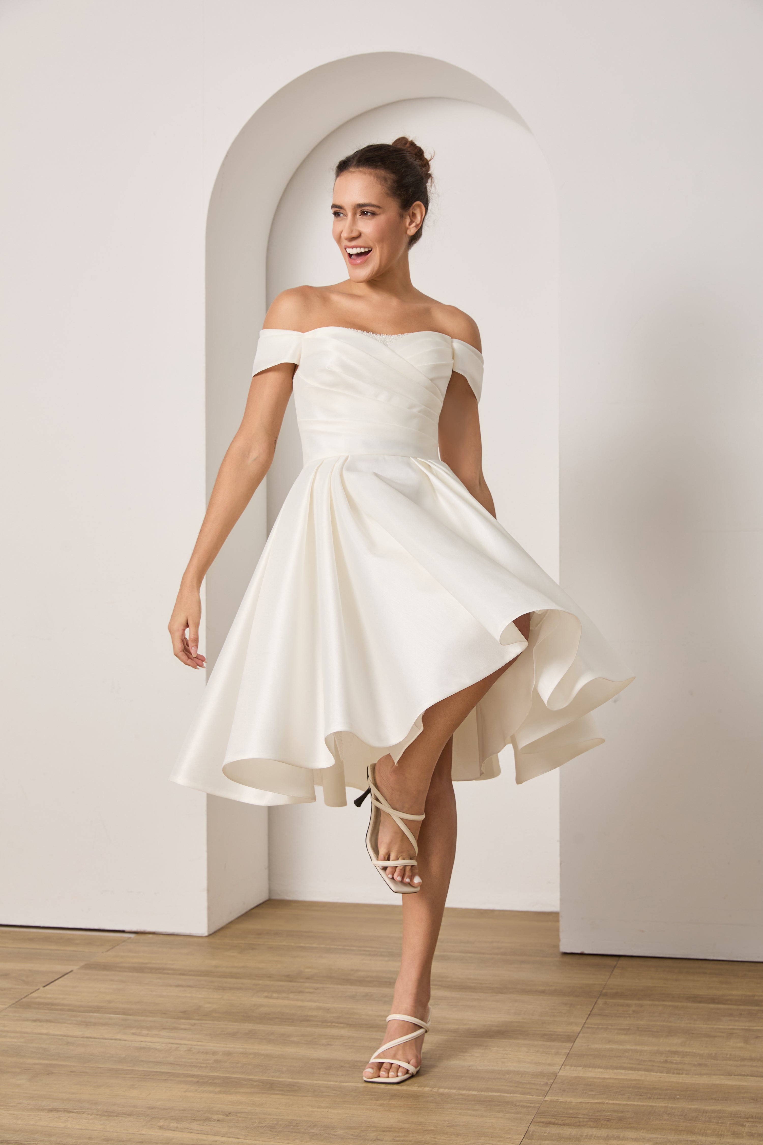 short wedding dress LVB2703