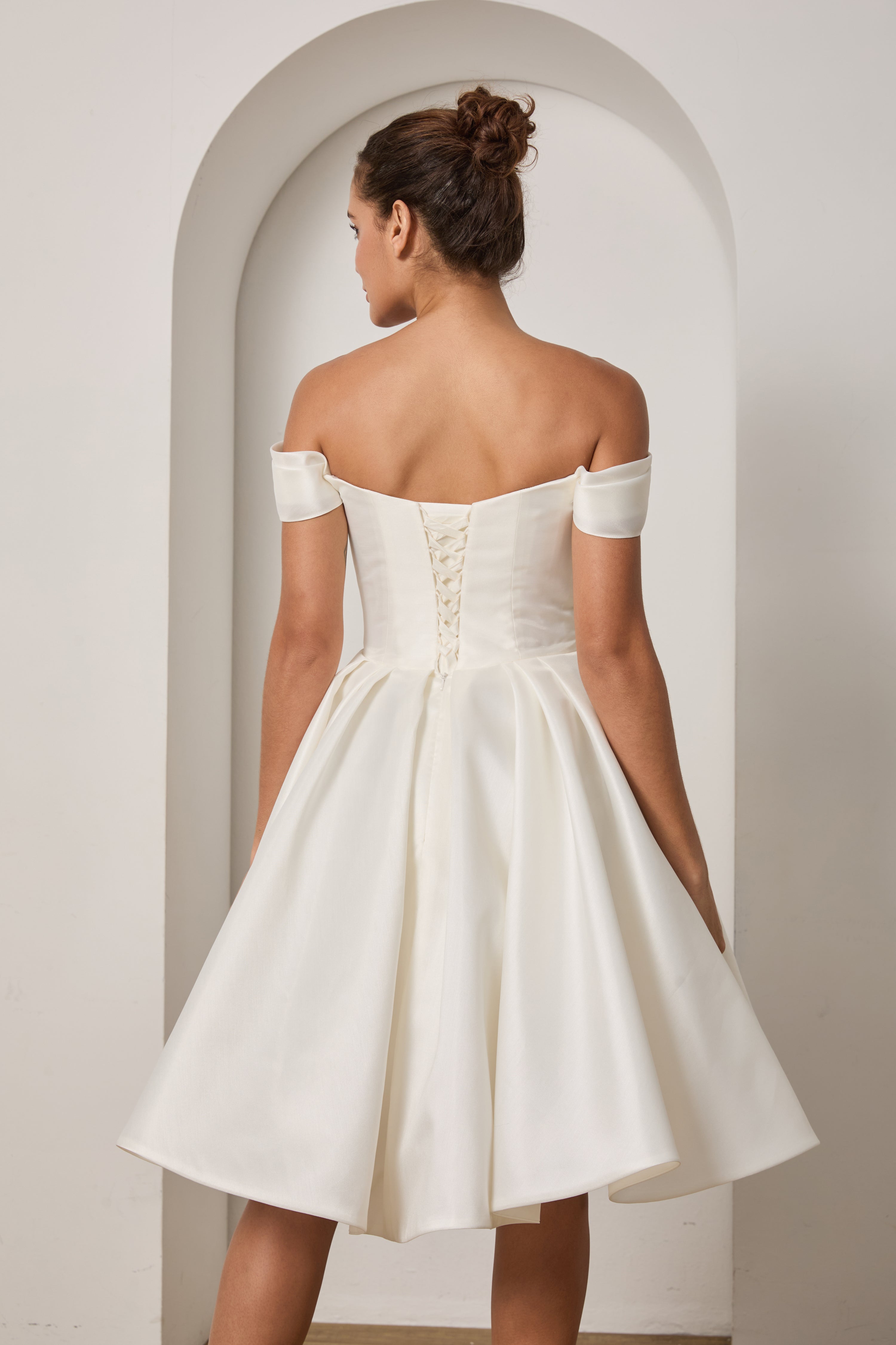 short wedding dress LVB2703