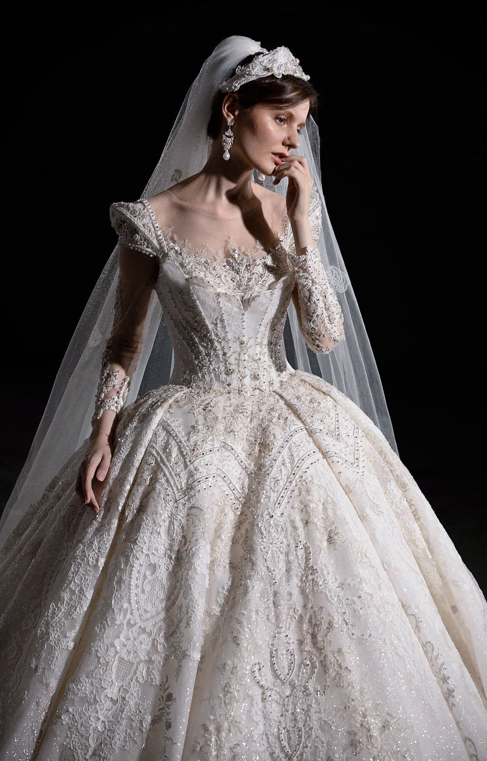 Luxury wedding dress 2024SLWD24117
